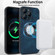 iPhone 13 Pro Skin Feel Leather MagSafe Magnetic Phone Case - Blue