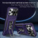 iPhone 13 Pro Camshield Robot TPU Hybrid PC Phone Case - Purple