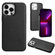 iPhone 13 Pro Leather Texture Full Coverage Phone Case - Black