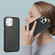 iPhone 13 Pro Leather Texture Full Coverage Phone Case - Black