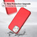 iPhone 13 Pro Leather Texture Full Coverage Phone Case - Red