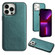 iPhone 13 Pro Leather Texture Full Coverage Phone Case - Green