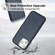 iPhone 13 Pro Leather Texture Full Coverage Phone Case - Blue