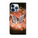 iPhone 13 Pro Crystal 3D Shockproof Protective Leather Phone Case - Crystal Butterfly
