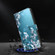 iPhone 13 Pro Crystal 3D Shockproof Protective Leather Phone Case - Plum Flower