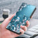 iPhone 13 Pro Crystal 3D Shockproof Protective Leather Phone Case - Plum Flower