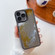 iPhone 13 Pro Oil Painting Electroplating TPU Phone Case - Grey