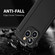 iPhone 13 Pro Imitate Liquid Skin Feel Leather Phone Case with Card Slots - Grey