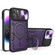 iPhone 13 Pro CD Texture Sliding Camshield Magnetic Holder Phone Case - Purple