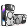 iPhone 13 Pro CD Texture Sliding Camshield Magnetic Holder Phone Case - Silver