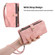 iPhone 13 Pro Zipper Wallet Detachable MagSafe Leather Phone Case - Pink