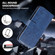 iPhone 13 Pro Skin Feeling Oil Leather Texture PU + TPU Phone Case - Dark Blue