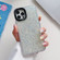 iPhone 13 Pro Glitter Epoxy Shockproof Phone Case - White
