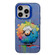 iPhone 13 Pro Animal Pattern Oil Painting Series PC + TPU Phone Case - Sheep