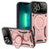 iPhone 13 Pro Large Window MagSafe Holder Phone Case - Rose Gold