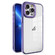 iPhone 13 Pro Crystal TPU + PC Electroplated Lens Frame Phone Case - Purple