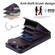 iPhone 13 Pro Rhombic Texture Card Bag Phone Case with Long Lanyard - Dark Purple
