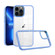 iPhone 13 Pro Macaron High Transparent PC Phone Case - Light Blue