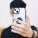 iPhone 13 Ring Holder TPU+Acrylic Phone Case - Black iPhone 13 Ring Holder TPU+Acrylic Phone Case - Black