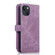 iPhone 13 Dream 9-Card Wallet Zipper Bag Leather Phone Case - Purple