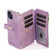 iPhone 13 Dream 9-Card Wallet Zipper Bag Leather Phone Case - Purple