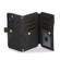iPhone 13 Dream 9-Card Wallet Zipper Bag Leather Phone Case - Black