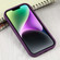 iPhone 13 Liquid Airbag Decompression Phone Case - Purple
