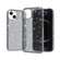 iPhone 13 Shockproof Terminator Style Glitter Powder Protective Case - Grey