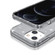 iPhone 13 Shockproof Terminator Style Glitter Powder Protective Case - Grey