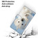 iPhone 13 Coloured Drawing Cross Texture Horizontal Flip PU Leather Case with Holder & Card Slots & Wallet & Lanyard - Snow Puppy