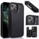 iPhone 13 Double Buckle Shockproof PU Protective Case with Card Slots & Holder - Black iPhone 13 Double Buckle Shockproof PU Protective Case with Card Slots & Holder - Black