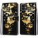 iPhone 13 Coloured Drawing Cross Texture Horizontal Flip PU Leather Case with Holder & Card Slots & Wallet & Lanyard - Golden Butterfly Group