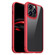 iPhone 13 MG Series Carbon Fiber TPU + Clear PC Four-corner Airbag Shockproof Case Pro - Red