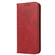 iPhone 13 Calf Texture Magnetic Horizontal Flip Leather Case with Holder & Card Slots & Wallet - Red
