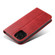 iPhone 13 Calf Texture Magnetic Horizontal Flip Leather Case with Holder & Card Slots & Wallet - Red