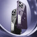 iPhone 13 MagSafe Magnetic Stainless Steel Frame Transparent TPU Phone Case - Dark Purple