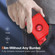 iPhone 13 Sliding Camshield Armor Phone Case with Ring Holder - Red