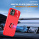 iPhone 13 Sliding Camshield Armor Phone Case with Ring Holder - Red