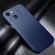 iPhone 13 R-JUST Carbon Fiber Leather Texture All-inclusive Shockproof Back Cover Case - Sapphire Blue