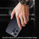 iPhone 13 R-JUST Carbon Fiber Leather Texture All-inclusive Shockproof Back Cover Case - Sapphire Blue
