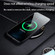 iPhone 13 R-JUST Carbon Fiber Leather Texture All-inclusive Shockproof Back Cover Case - Sapphire Blue