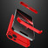 iPhone 13 GKK Three Stage Splicing Full Coverage PC Phone Case - Red