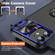 iPhone 13 Sliding Camshield Armor Phone Case with Ring Holder - Blue