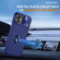 iPhone 13 Sliding Camshield Armor Phone Case with Ring Holder - Blue