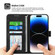 iPhone 13 Dierfeng Dream Line TPU + PU Leather Phone Case - Black iPhone 13 Dierfeng Dream Line TPU + PU Leather Phone Case - Black
