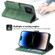 iPhone 13 Dierfeng Dream Line TPU + PU Leather Phone Case - Green