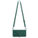 iPhone 13 Crossbody 3D Embossed Flip Leather Phone Case - Dark Green