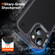 iPhone 13 PC + TPU Shockproof Protective Phone Case - Grey+Black