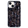iPhone 13 Electroplating Honeycomb Edged TPU Phone Case - Black