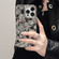 iPhone 13 Electroplating Honeycomb Edged TPU Phone Case - Black